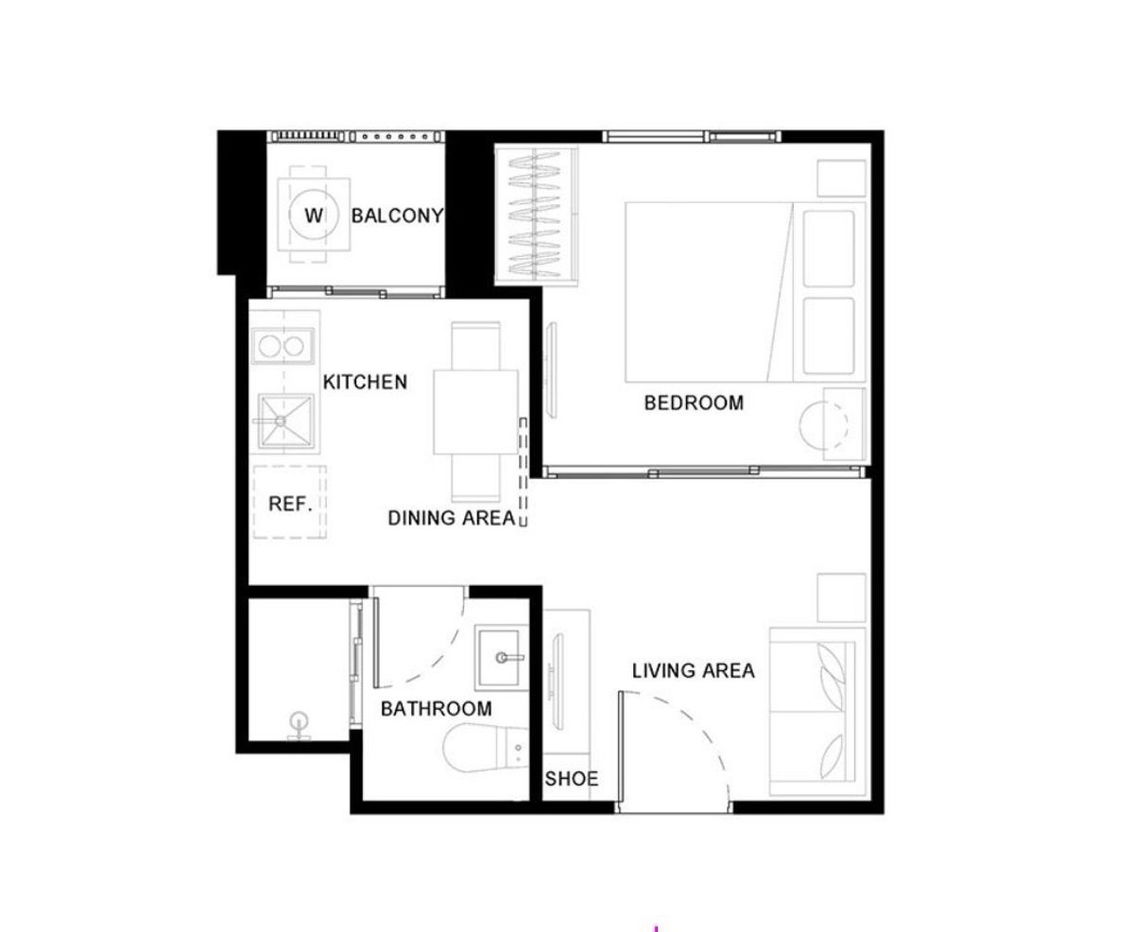 รูป [ เช่า | RENT ]  ⚡🌈BL211305 เดอะ เบส เพชรบุรี - ทองหล่อ ( THE BASE Phetchaburi - Thonglor ) ⚡🌈 LINE : @theagentpro (มี @ นำหน้าด้วยครับ)  - รูปที่ 5/18
