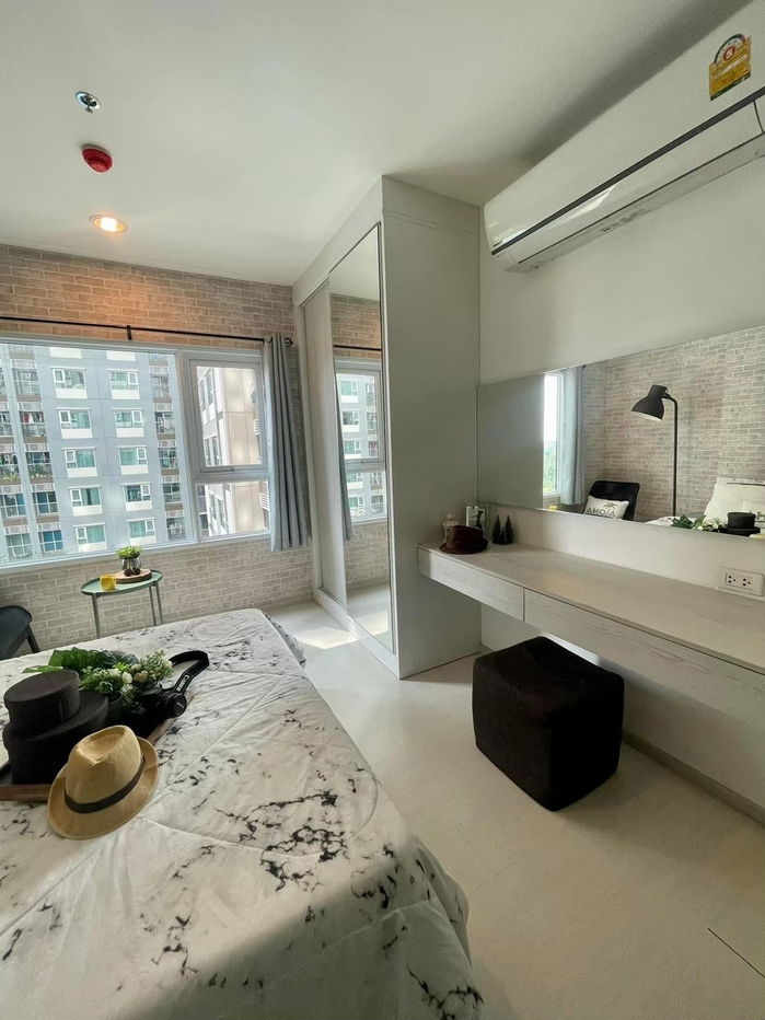 picture 🔥🚝Beautiful room for rent, walk down next to BTS Erawan '' Aspire Erawan '', swimming pool, fitness ready, near Kanchana Expressway - 4/13