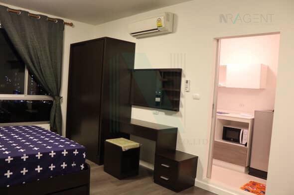 รูป ขายคอนโด ดีคอนโด แคมปัส รีสอร์ท บางนา อาคาร A ชั้น 6 สตูดิโอ ขนาด 30 ตรม ใกล้ เอแบคบางนา - รูปที่ 2/8