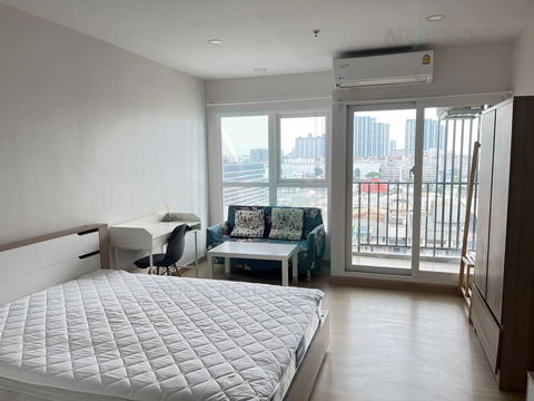 For Rent Condo SUPALAI VERANDA RAMKHAMHAENG Building B, Floor 9,Studio, Room size 28 sqm