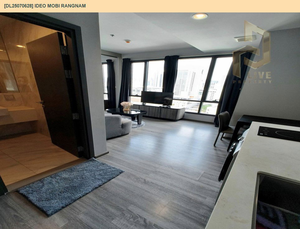 picture MDL25070628 Condo for rent, IDEO Mobi Rangnam near BTS Victory Monument, ready to move in, call urgently 0656133286 LineID @655ebbvc - 6/9