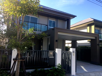 Houses for rent : For rent: Single house, Chuen Chuen Grand Ratchapruek, Rama 5, ready to move in HNN0034