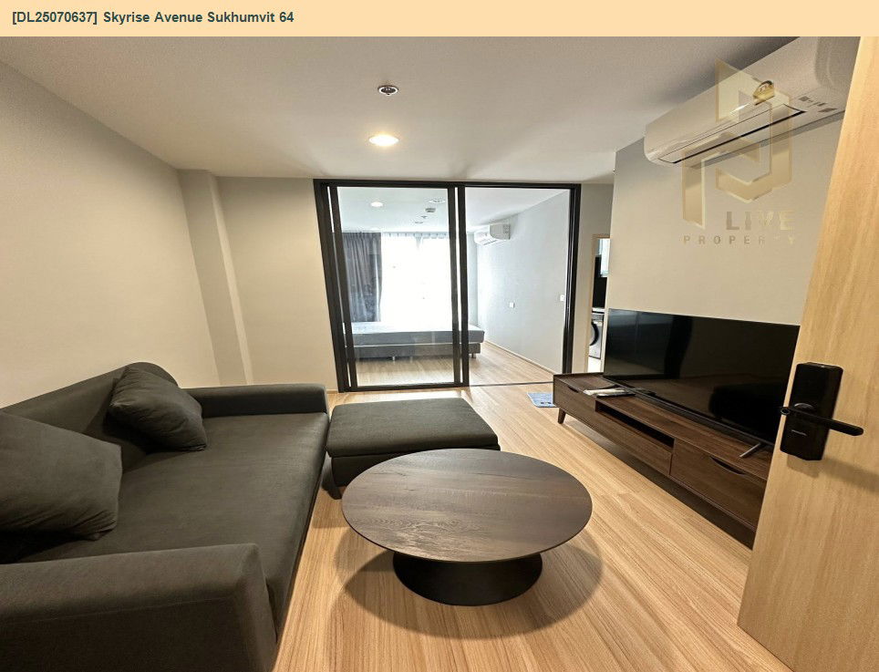 picture DL25070637 Condo for rent, Skyrise Avenue Sukhumvit 64 near BTS ปุณณวิธี, ready to move in, call urgently 0656133286 LineID @655ebbvc - 2/6