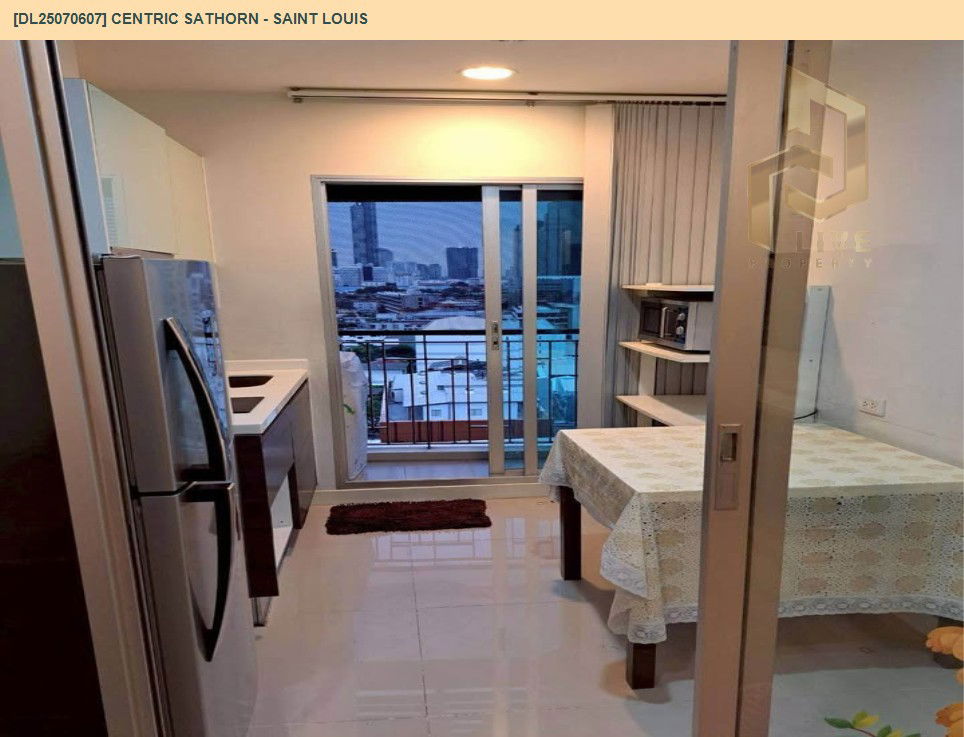 รูป MDL25070607 ให้เช่าคอนโด เซ็นทริค สาทร - เซนต์หลุยส์ (Centric Sathorn - Saint Louis) ใกล้ BTS สุรศักดิ์ พร้อมเข้าอยู่ โทรด่วน 0638692663 LineID @534wlwof - รูปที่ 4/12