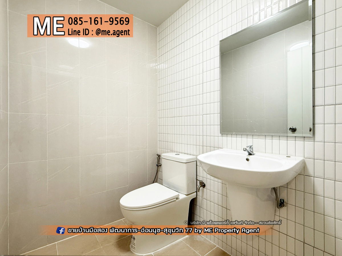 picture Sale New Renovated townhome, Villette City Pattanakarn 38, Fully furnished, Near Ekkamai, Thonglor, Sukhumvit, Tel 064-954-9619 (TC51-24) - 26/28