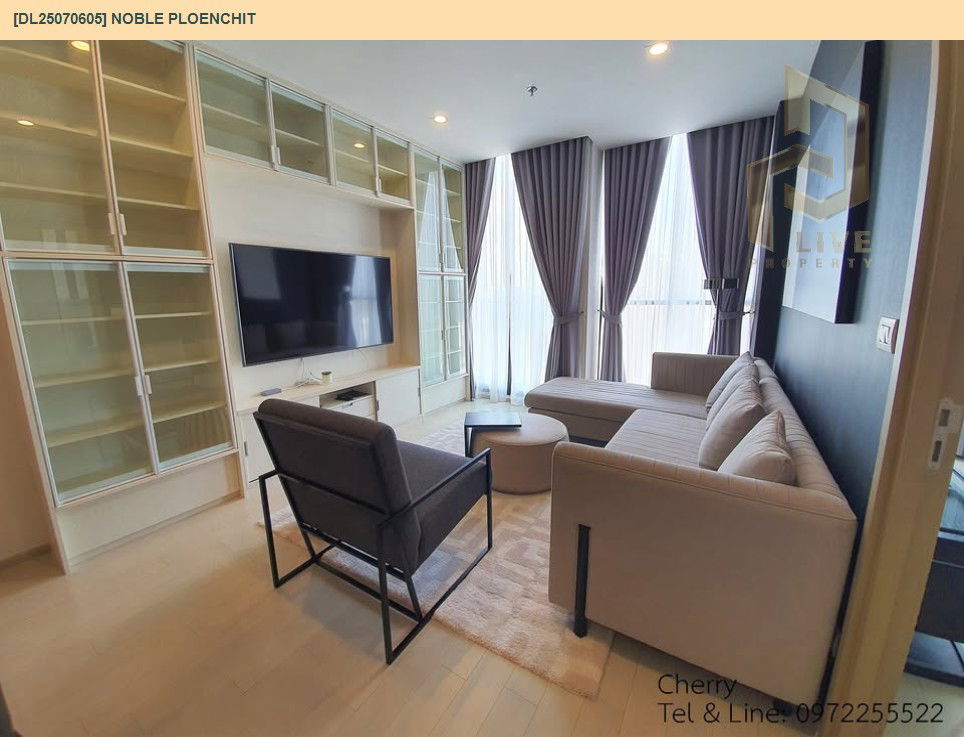 picture MDL25070605 Condo for rent, Noble Ploenchit near BTS Ploen Chit, ready to move in, call urgently 0656133286 LineID @655ebbvc - 6/10