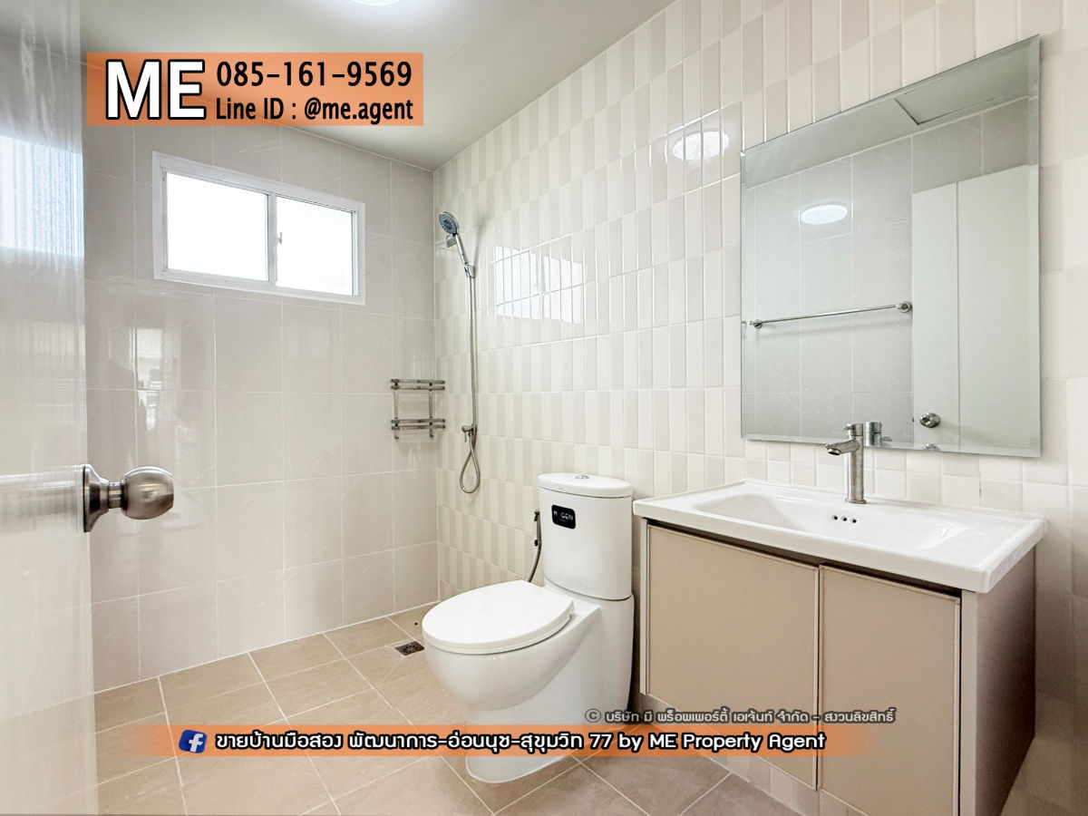 picture Sale New Renovated townhome, Villette City Pattanakarn 38, Fully furnished, Near Ekkamai, Thonglor, Sukhumvit, Tel 064-954-9619 (TC51-24) - 28/28