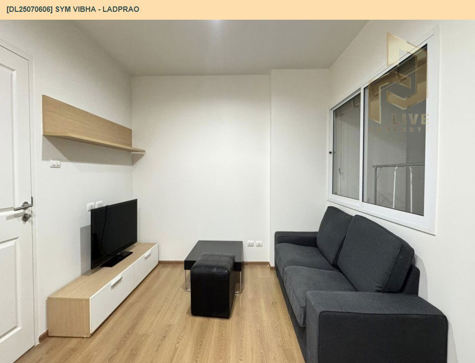picture DL25070606 Condo for rent, SYM Vibha - Ladprao near BTS Chatuchak park, ready to move in, call urgently 0656133286 LineID @655ebbvc - 2/5