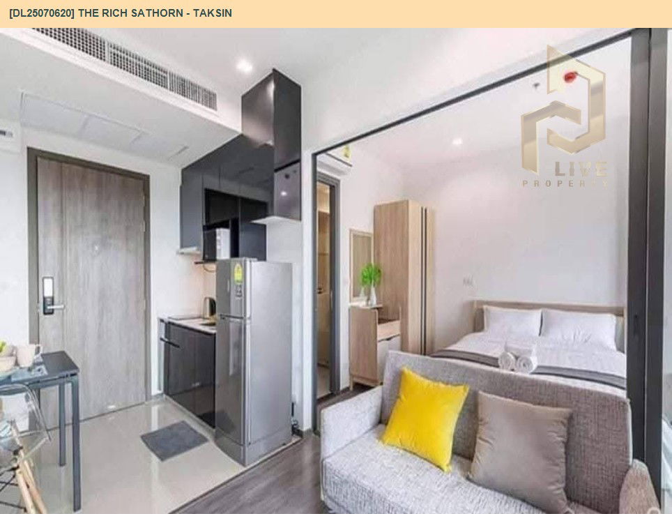 picture MDL25070620 Condo for rent, The Rich Sathorn - Taksin near BTS Wongwian Yai, ready to move in, call urgently 0656133286 LineID @655ebbvc - 4/9