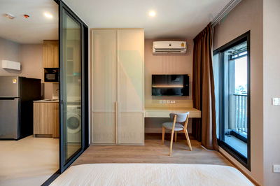 Condos for rent The Emquartier : 🔺 For Rent Condo LIFE RAMA 4-ASOKE Building 1, Floor 17,Studio, Room size 27 sqm