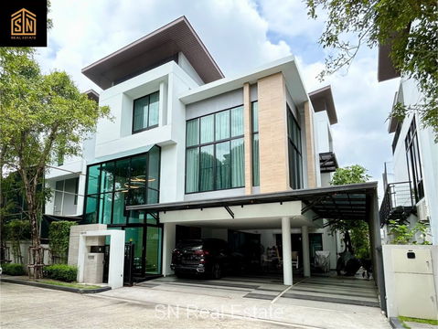 ขายบ้านเดี่ยว Nirvana BEYOND ศรีนครินทร์ บ้านหรู 3 ชั้น แต่งเสร็จพร้อมอยู่ เฟอร์นิเจอร์ครบ