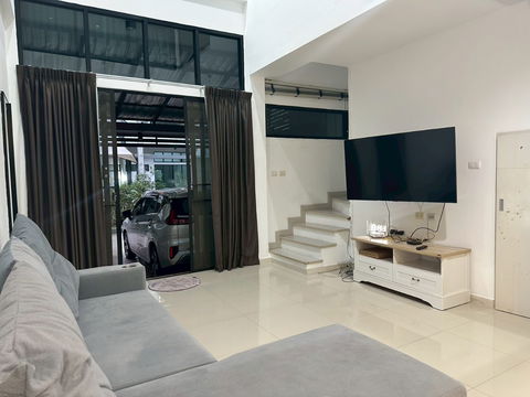 🏡 Townhouse for rent, 3 floors, Eco Space Bangna-Wongwaen project (Code: MHR0033)
