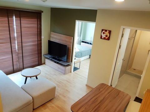 🔥Hot Deal🔥 For rent, private corner room with very nice view at U Delight Residence Pattanakarn-Thonglor