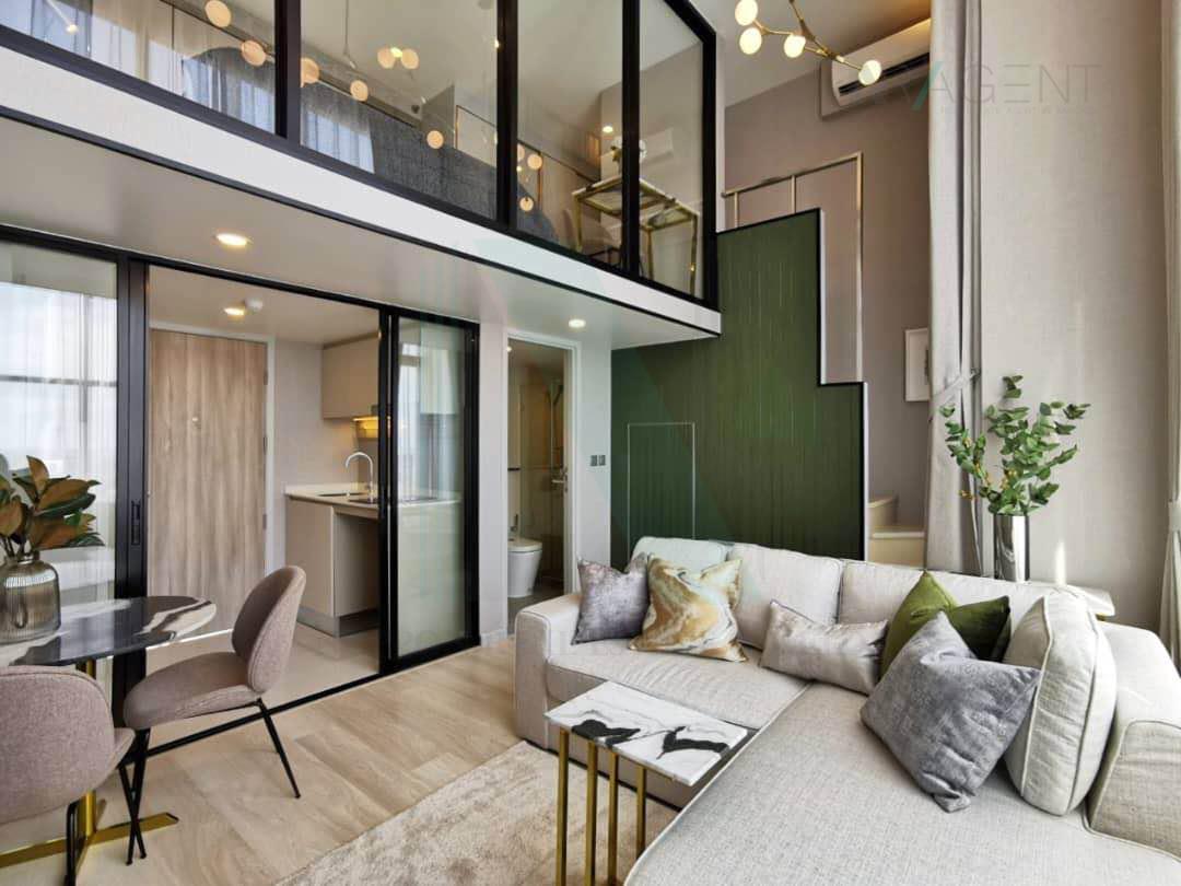 picture For Rent Condo KNIGHTSBRIDGE PRIME SATHORN Building 1, Floor 41,Duplex, Room size 38 sqm - 1/8