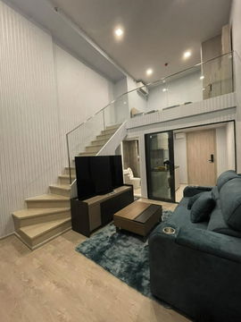 ✨ Duplex 2-storey room, The Tree Condo, Phatthanakan-Ekkamai, 1 bedroom, 39 sq m, 28th floor, only 22,000 baht 🏡💖