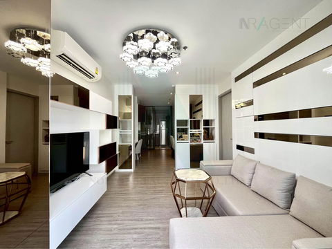 🎉 For Rent Condo RHYTHM EKKAMAI Building 1, Floor 12,2 bed room, Room size 80.00 sqm