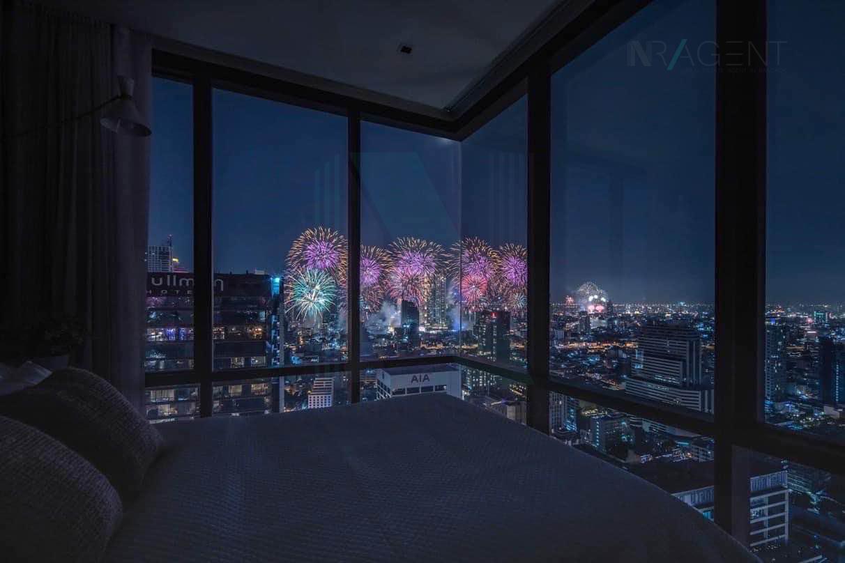 รูป 🚩Best room!🚩 ให้เช่าคอนโด แอชตัน สีลม อาคาร 1 ชั้น 36 2 ห้องนอน ขนาด 76.00 ตรม ใกล้ รร. Pullman - รูปที่ 7/8