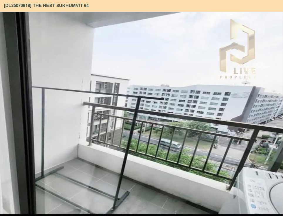 รูป DL25070618 ให้เช่าคอนโด เดอะ เนสท์ สุขุมวิท 64 (The Nest Sukhumvit 64) ใกล้ BTS ปุณณวิธี พร้อมเข้าอยู่ โทรด่วน 0638692663 LineID @534wlwof - รูปที่ 8/8