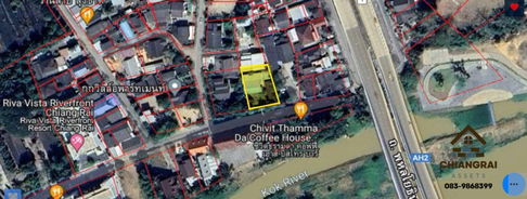 ขายที่ดินพร้อมสิ่งปลูกสร้าง ตรงข้ามร้านชีวิตธรรมดา คอฟฟี่เฮาส์ เชียงราย เนื้อที่ 167 ตรว. เหมาะสำหรับทำโรงแรม ร้านอาหาร ร้านกาแฟ หรือเป็นบ้านพักอาศัย