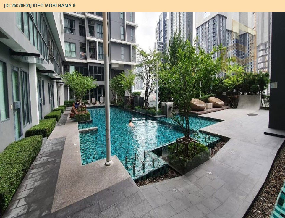 picture DL25070601 Condo for rent, IDEO Mobi Rama 9 near MRT พระราม9, ready to move in, call urgently 0656133286 LineID @534wlwof - 9/10
