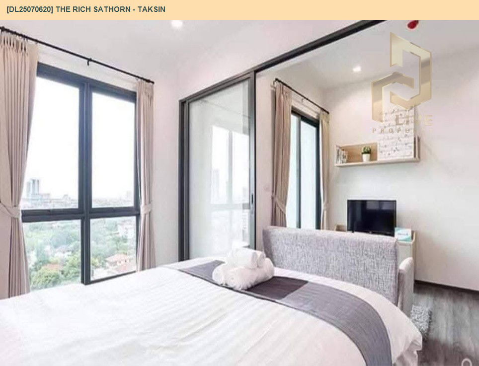 picture MDL25070620 Condo for rent, The Rich Sathorn - Taksin near BTS Wongwian Yai, ready to move in, call urgently 0656133286 LineID @655ebbvc - 5/9