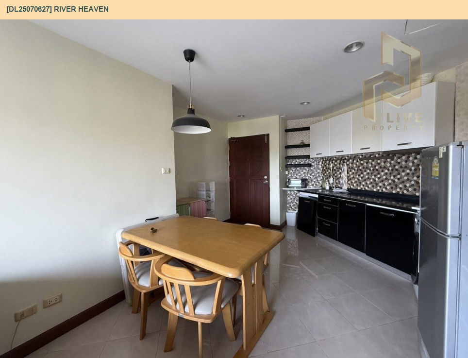 picture MDL25070627 Condo for rent, River Heaven near BTS Saphan Taksin, ready to move in, call urgently 0656133286 LineID @655ebbvc - 4/9