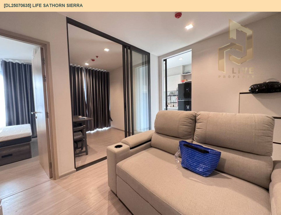 รูป DL25070635 ให้เช่าคอนโด ไลฟ์ สาทร เซียร์รา (Life Sathorn Sierra) ใกล้ BTS ตลาดพลู พร้อมเข้าอยู่ โทรด่วน 0638692663 LineID @655ebbvc - รูปที่ 5/10