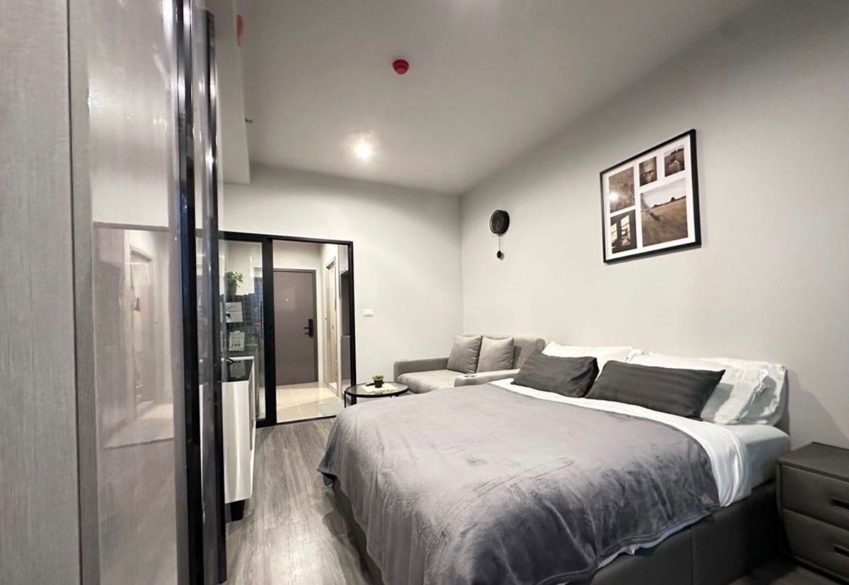 picture Renting Ideo Ramkhamhaeng - Lamsalee Station, beautiful, close to MRT, Lam Sali intersection. Interested in Atline.@841qqlnr - 2/5