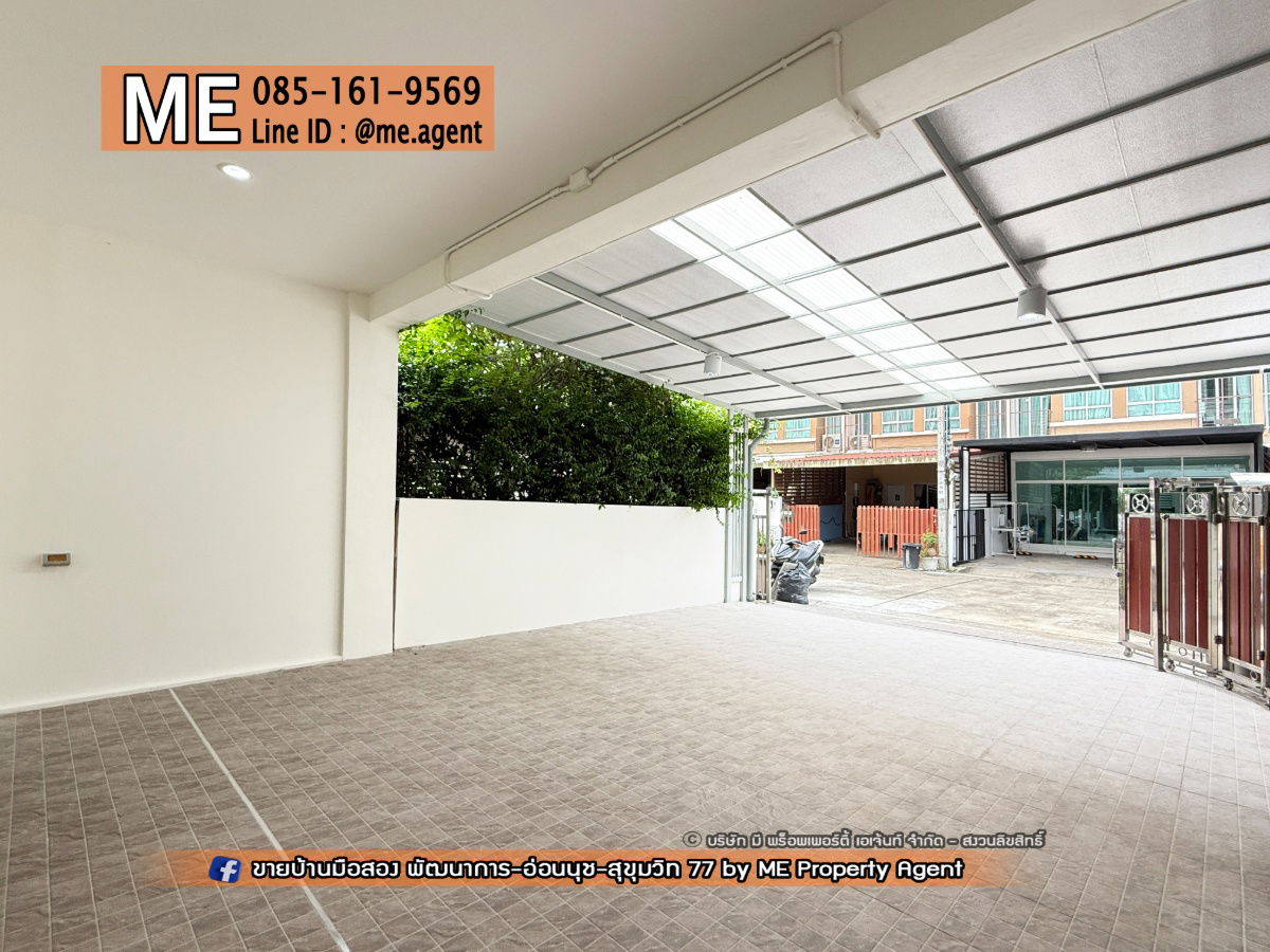picture Sale New Renovated townhome, Villette City Pattanakarn 38, Fully furnished, Near Ekkamai, Thonglor, Sukhumvit, Tel 064-954-9619 (TC51-24) - 3/28