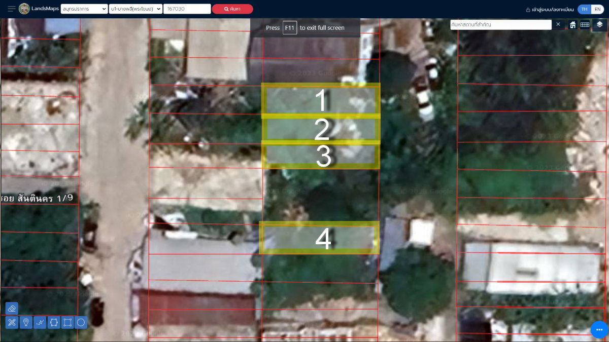 picture Land for sale, Bangna, Km. 7, enter Soi Bangna-Trad 49 (Soi Santi Nakhon), 16 sq m per plot. - 1/24