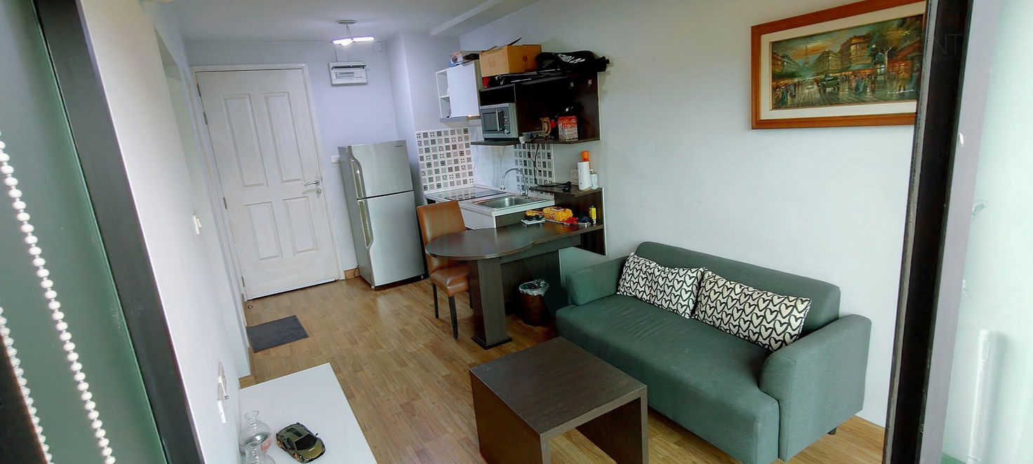 รูป ให้เช่าคอนโด บ้านนวธารา เกษตร-นวมินทร์ อาคาร E ชั้น 5 1 ห้องนอน ขนาด 33 ตรม ใกล้ เชลเตอร์เอาท์เล็ท - รูปที่ 2/8