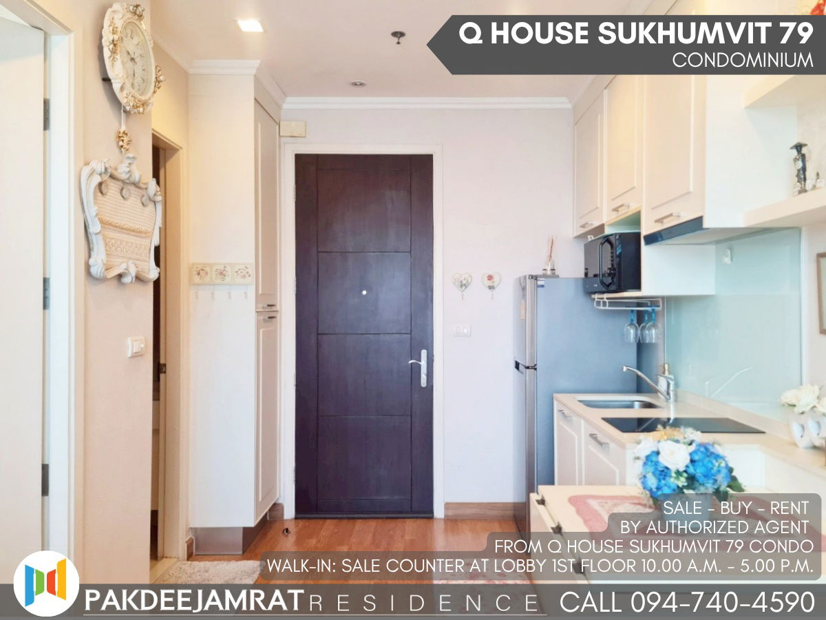 รูป 🅵🅾️🆁 🆁🅴🅽🆃 𝗤 𝗛𝗼𝘂𝘀𝗲 𝗦𝘂𝗸𝗵𝘂𝗺𝘃𝗶𝘁 𝟳𝟵 1 ห้องนอน 1 ห้องน้ำ  ขนาด 26 ตร.ม. 20,000 บาท / เดือน - รูปที่ 4/11