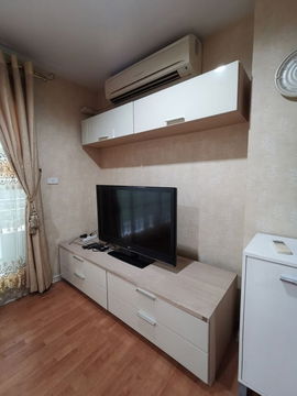 Condo for rent, Park View Vibhavadi Lak Si (1 bedroom), 1st floor, Building A6, near the Red Line, Lak Si Station, IT Square, Don Mueang Airport