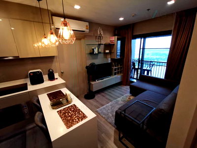 Condos for rent Nonthaburi Road : 📌Exclusive!📌 For Rent Condo THE POLITAN RIVE Building 1, Floor 46,2 bed room, Room size 52.00 sqm