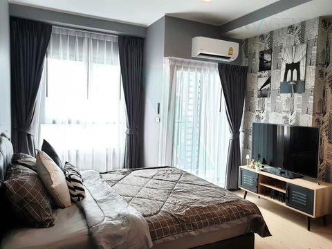 For Rent Condo IDEO NEW RAMA 9 Building 1, Floor 7,Studio, Room size 26.00 sqm