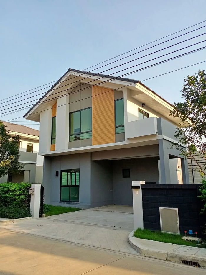 รูป ขายบ้านเดี่ยว 2 ชั้น หมู่บ้าน เพอร์เฟคพาร์ค สุวรรณภูมิ เฟส 5 50 ตารางวา - รูปที่ 3/4