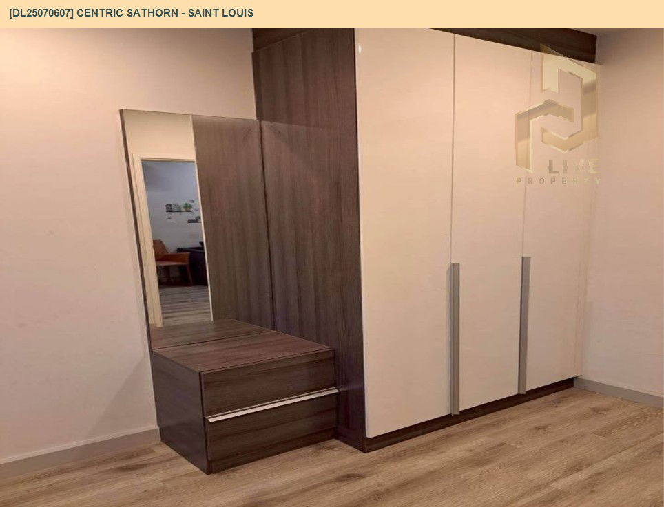 picture DL25070607 Condo for rent, Centric Sathorn - Saint Louis near BTS Surasak, ready to move in, call urgently 0656133286 LineID @534wlwof - 8/12