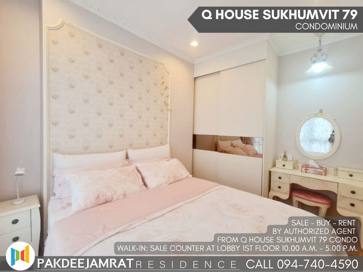 รูป 🅵🅾️🆁 🆁🅴🅽🆃 𝗤 𝗛𝗼𝘂𝘀𝗲 𝗦𝘂𝗸𝗵𝘂𝗺𝘃𝗶𝘁 𝟳𝟵 1 ห้องนอน 1 ห้องน้ำ  ขนาด 26 ตร.ม. 20,000 บาท / เดือน - รูปที่ 3/11