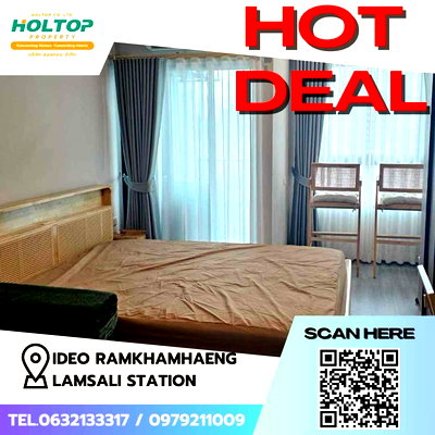 Condos for rent : #Z1505 Condo for rent Ideo Ramkhamhaeng Lamsali Station