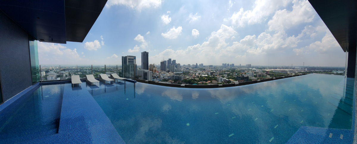 รูป ให้เช่า คอนโด Life Sukhumvit 62 ใกล้ BTS บางจาก ใกล้ทางด่วนเฉลิมมหานครฯ 1 ห้องนอน 30 ตร.ม. แต่งครบ ชั้น 20 วิวโค้งน้ำเจ้าพระยา - รูปที่ 9/13