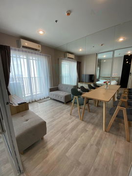 🔺 For Rent Condo NICHE MONO RAMKHAMHAENG Building A, Floor 22,1 bed room, Room size 28.00 sqm