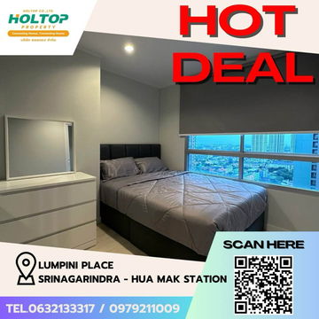#Z1515 For rent Lumpini Place Srinagarindra - Hua Mak Station