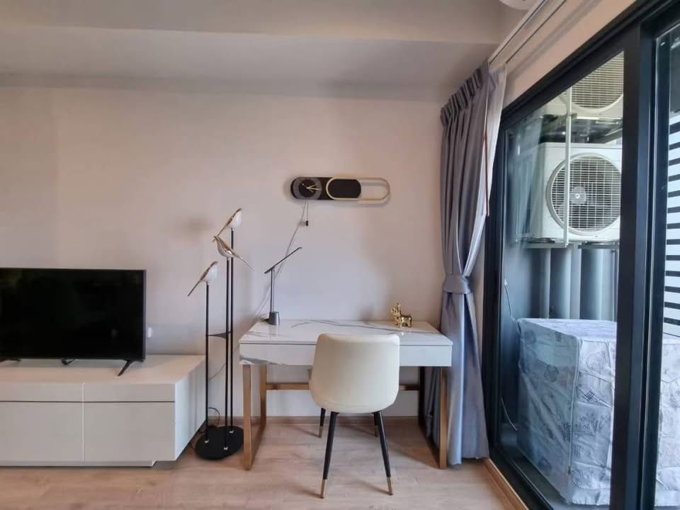 picture WS1522 🏙️ For rent Ideo Rama 9 - Asoke, beautiful room, unblocked view, near MRT Rama 9, only 22,000 baht/month - 4/7