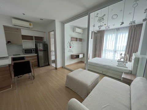 (ว่าง1สิงหาคม68)ให้เช่าThe Hotelรัตนาธิเบศน์ - 1นอน 1น้ำ 33ตรม. ชั้น18 - Line:@hac55