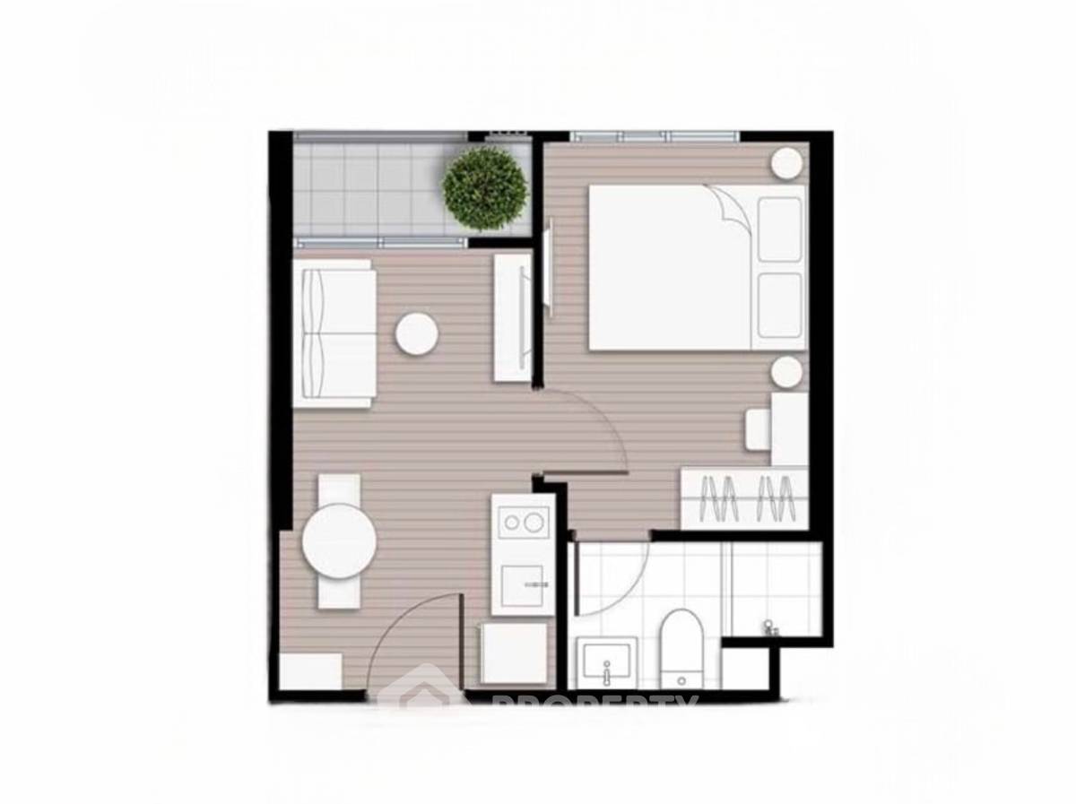 picture 1-BR Condo at Nue District R9 near MRT Phra Ram 9 (ID 2100052) - 2/3