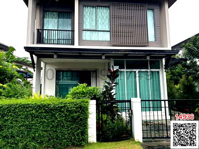 บ้านเดี่ยวให้เช่า : เช่า บ้านเดี่ยว หมู่บ้านฮาบิเทีย ออร์บิต หทัยราษฎร์ HABITIA ORBIT HATHAIRAT