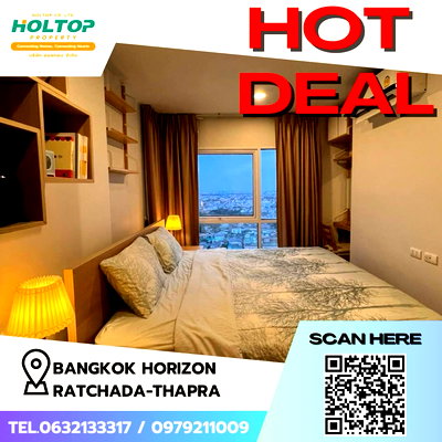 คอนโดให้เช่า : #Z1513 ให้เช่าคอนโด Bangkok Horizon Ratchada-Thapra 