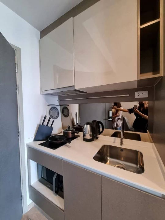 picture WS1522 🏙️ For rent Ideo Rama 9 - Asoke, beautiful room, unblocked view, near MRT Rama 9, only 22,000 baht/month - 7/7