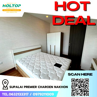 คอนโดให้เช่า : #R5231  ให้เช่าคอนโด Supalai Premier Charoen Nakhon 