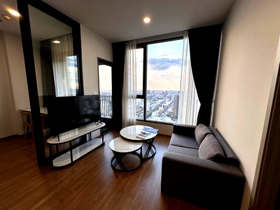 Condos for rent RCA : For rent CLOUD Thonglor Phetchaburi (1bed+) 1 bedroom, 1 bathroom, 1 extra room, 38 sqm. fully furnished.